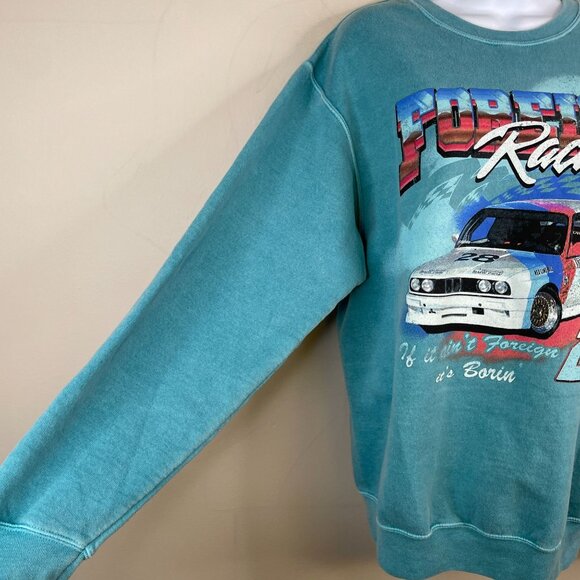 Pacsun Auto Racing Sweatshirt Top Unisex M Foreign Stock Car Graphic Fleece #28 - Picture 8 of 11